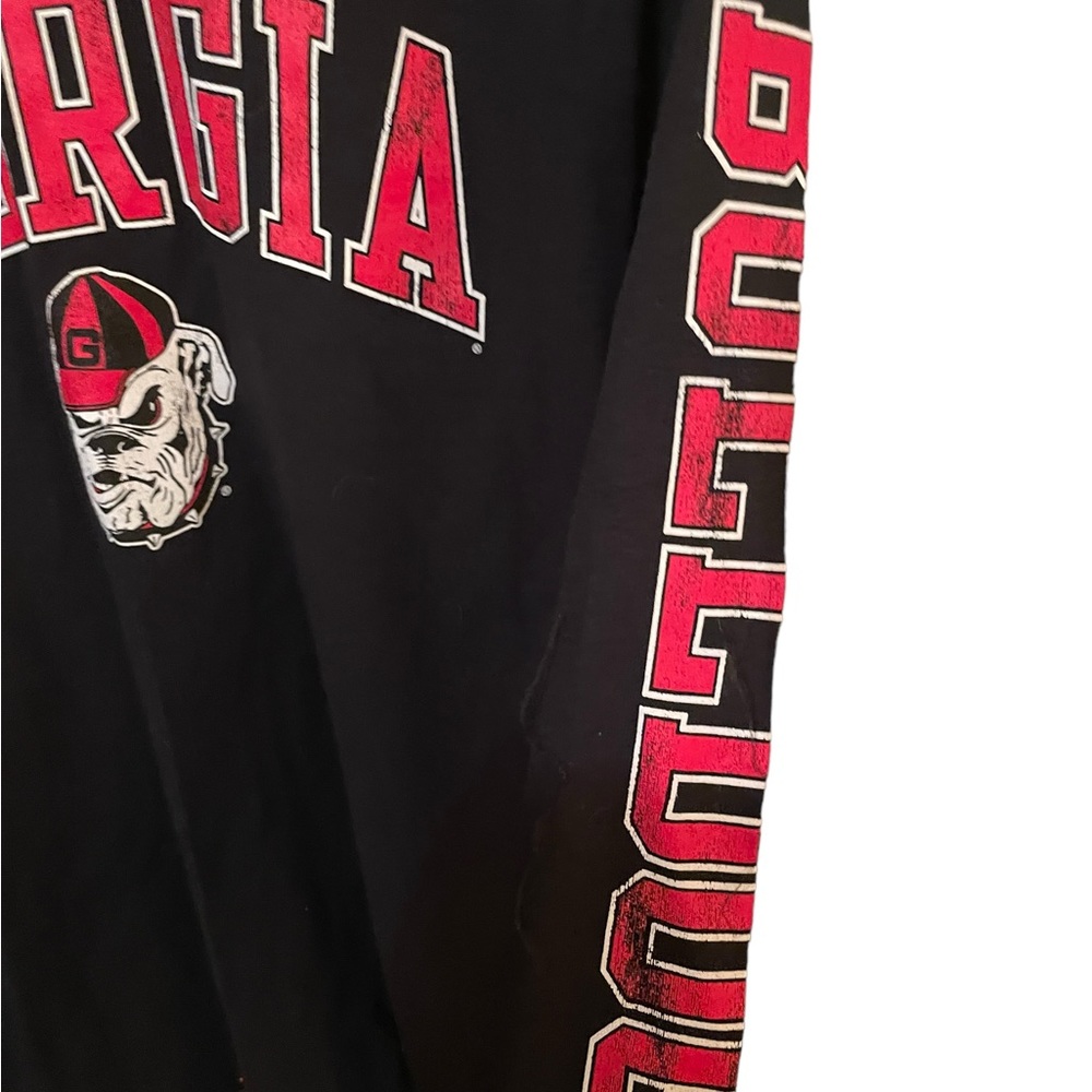 NWT Fanatics Black Georgia Long Sleeve Tee - Picture 2 of 5
